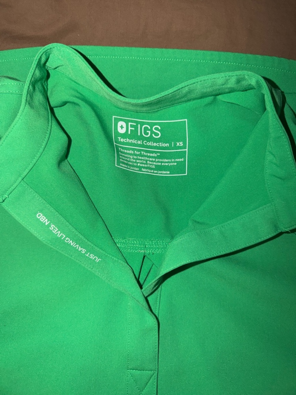 Figs Scrub Set EMERALD. (Discontinued color) - Picture 3 of 5
